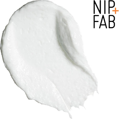 Nip+Fab Glycolic Fix Scrub | Peeling Con Ácido Glicólico | Exfoliante Facial Con Ácido Salicílico | AHA/BHA Exfoliante Facial | Pulido Limpiador Para Afinar Los Poros Aclarar La Piel | 75 Ml