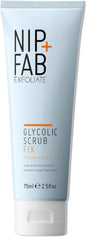 Nip+Fab Glycolic Fix Scrub | Peeling Con Ácido Glicólico | Exfoliante Facial Con Ácido Salicílico | AHA/BHA Exfoliante Facial | Pulido Limpiador Para Afinar Los Poros Aclarar La Piel | 75 Ml